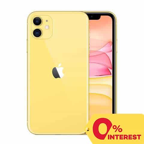 Apple iPhone 11 128GB, Yellow Cellphone Mobile Phone