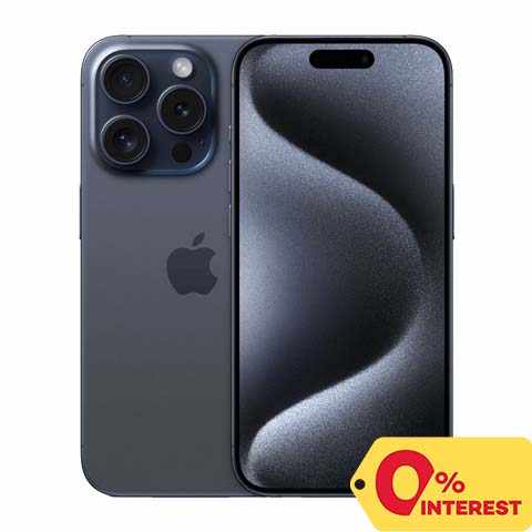 #06 Apple iPhone 15 Pro Max 1TB, Blue Titanium Cellphone Mobile