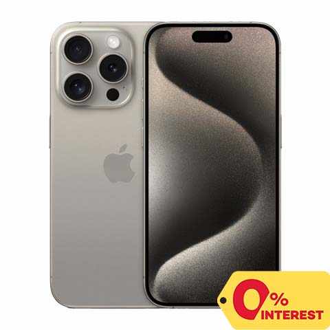 #02 Apple iPhone 15 Pro Max 256GB, Natural Titanium Cellphone Mobile