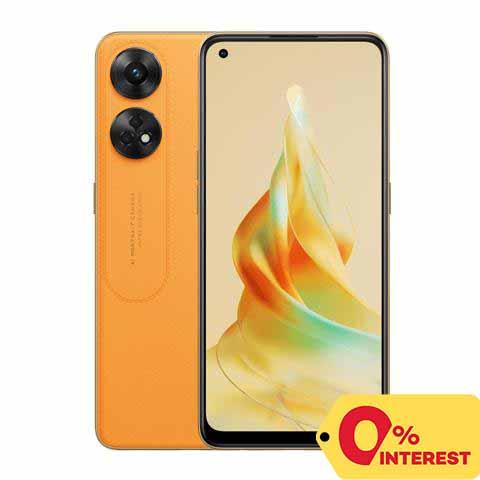 Oppo Reno 8T Sunset Orange Cellphone Mobile