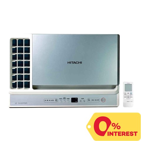 Hitachi 1.0HP Inverter Window Type Airconditioner, RA-10HSV