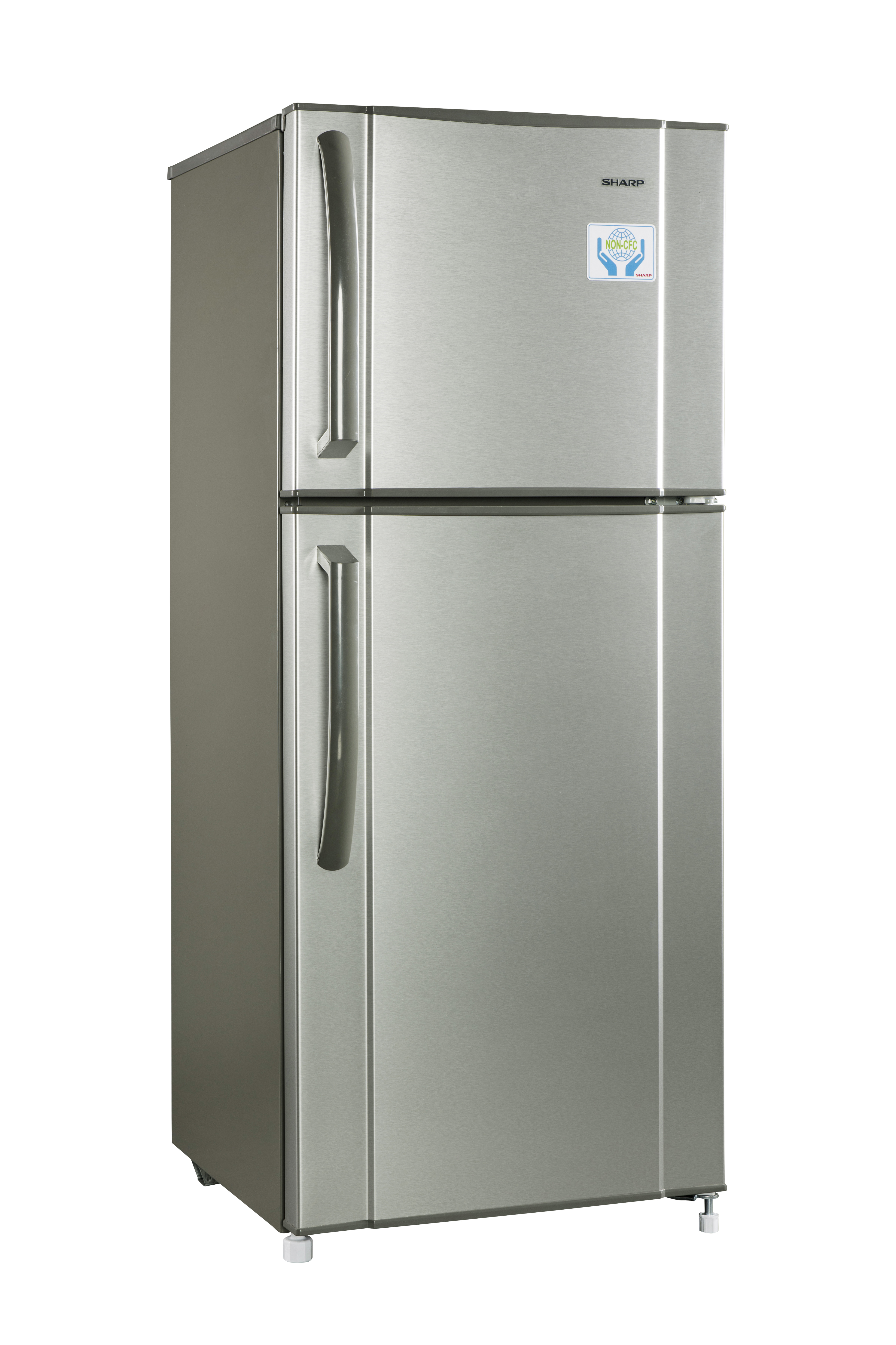 #27 Sharp Two Door Manual Defrost Refrigerator 6.3cu ft, SJ-ML70AS-SL