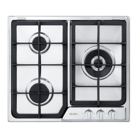 Elba 58cm 3 Sabaf Gas Burners Built-in Cooktop E265 305X