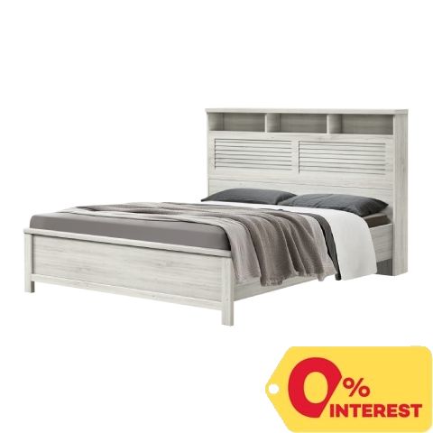 Metro Gaisano Mojava Oak Queen Bed MH 4913 S