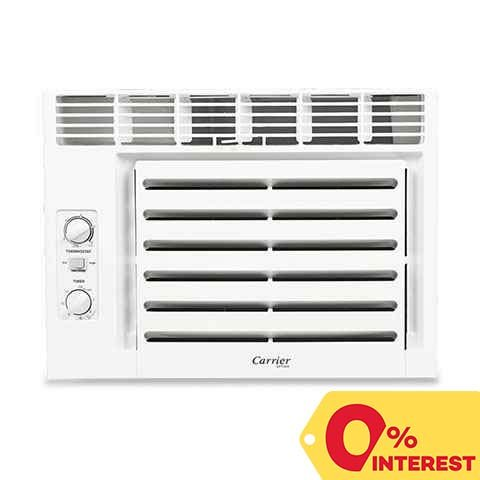 #05 Carrier 0.5HP Optima Green Window Type Airconditioner With Timer, WCARZ006EC1